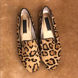 Steve Madden Leopard Print Flat Loafers